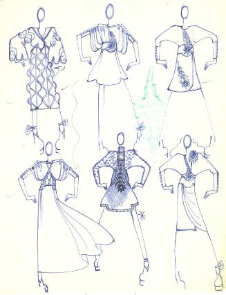 Multidrawing of Dresses