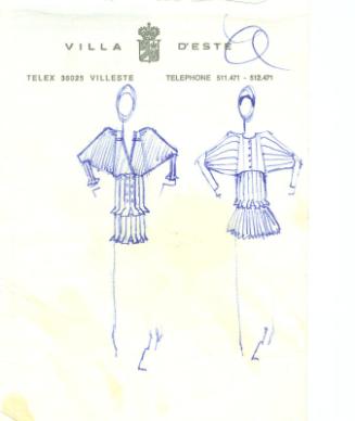 Drawing of Dresses
