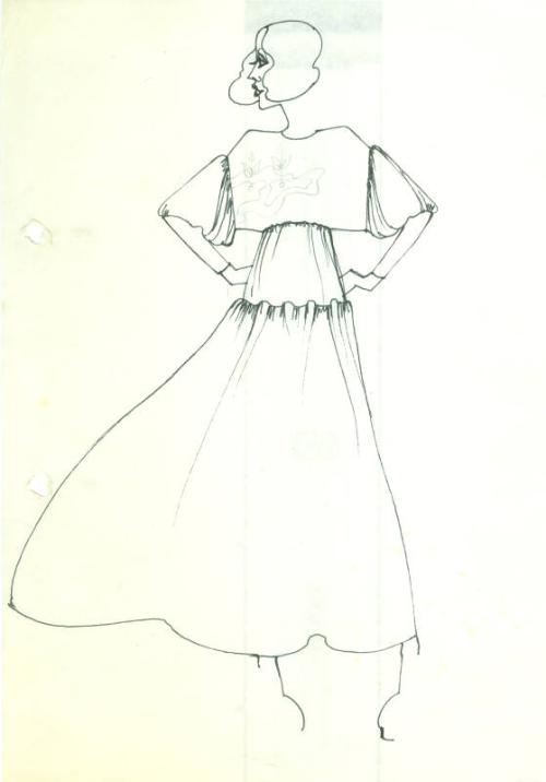 Drawing of Dress