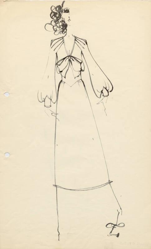 Drawing of Dress