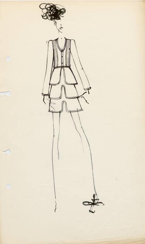 Drawing of Dress