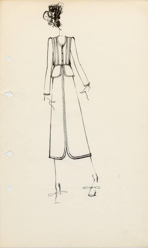 Drawing of Dress