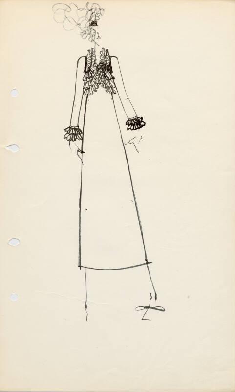 Drawing of Dress