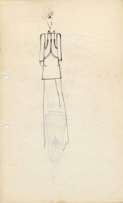 Drawing of Dress