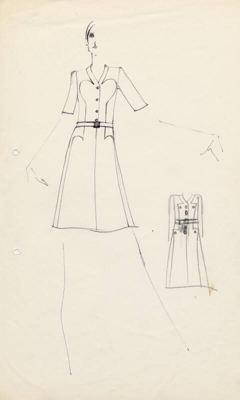 Drawing of Dress