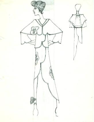 Drawing of Jacket and Skirt