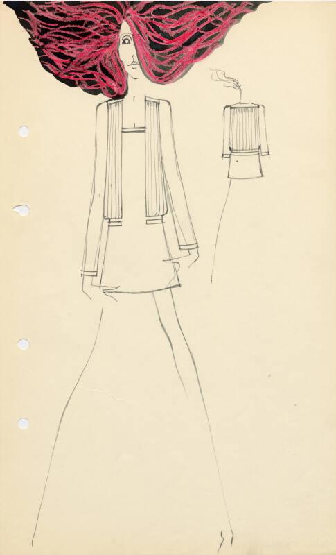 Drawing of Dress