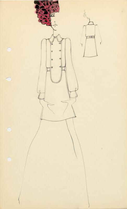 Drawing of Dress