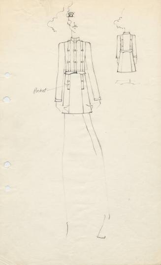 Drawing of Top and Skirt