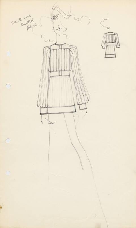 Drawing of Top and Skirt