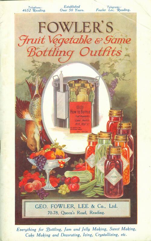 Catalogue: Fowler's Bottling Outfits