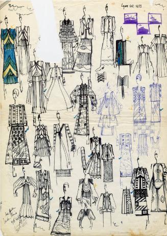 Multidrawing of Garment Designs