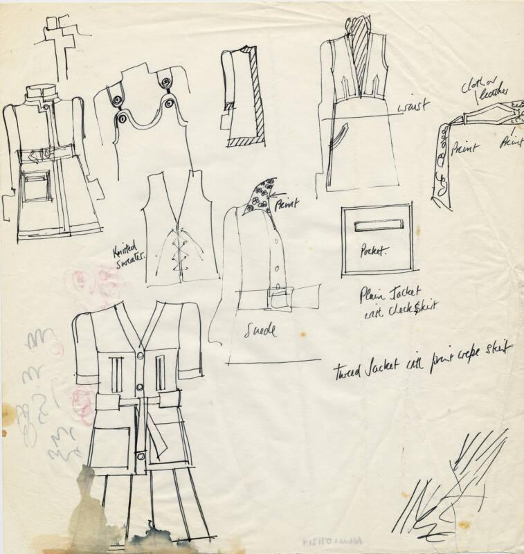 Multidrawing of Jackets and Pinafore