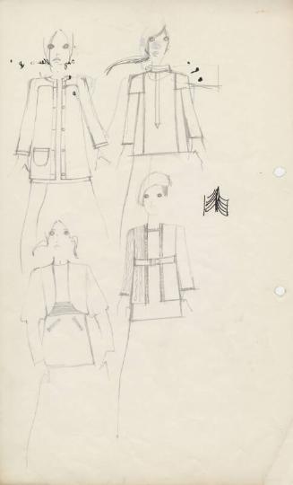 Drawing of Jacket and Suit Designs
