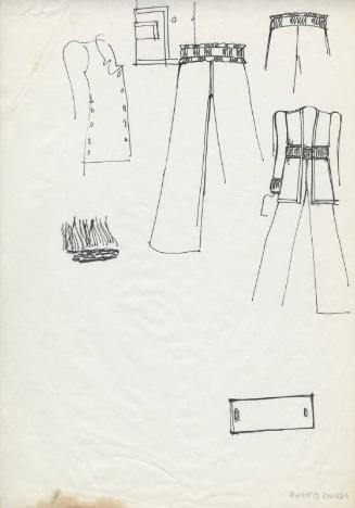 Drawing of Trousers and Jacket