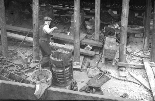 Worker by Riveting Forge in Shipyard  