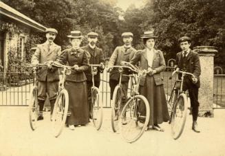 Trinity Cycling Club, Instituted May, 1897 (Mounted Set of 9 Photographs)