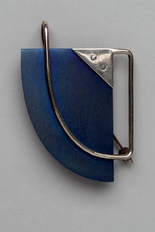 Titanium Brooch by Margot Gardiner