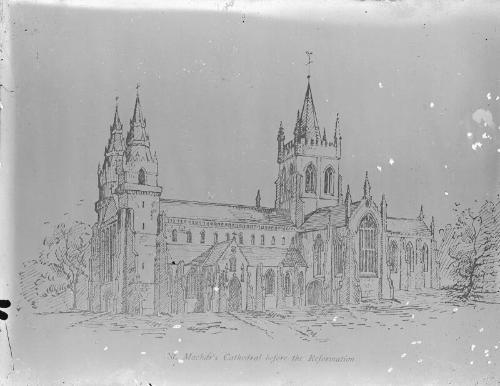 St Machar Cathedral Sketch