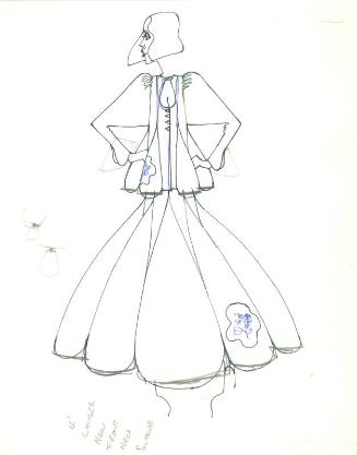 Drawing of Top and Skirt