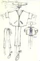 Drawing of Jacket and Trousers for the Spring/Summer 1974 Collection