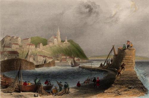 Macduff Near Banff - View From East Side Of Harbour by R Bradshaw