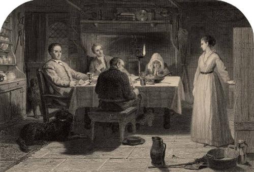 Supper Party At Redgauntlet's Cottage by Thomas Brown