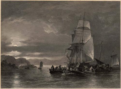 The Smugglers' Brig Jumping Jenny After E.T. Crawford by Robert Anderson