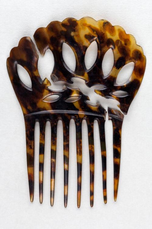 Faux Tortoiseshell Ornamental Back Comb