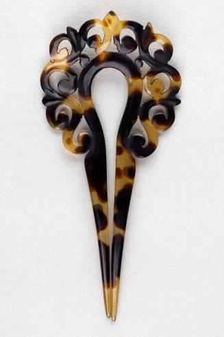Faux Tortoiseshell Ornamental Hair Pin