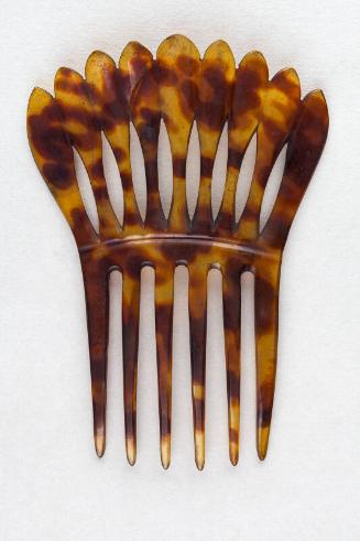 Faux Tortoiseshell Ornamental Back Comb