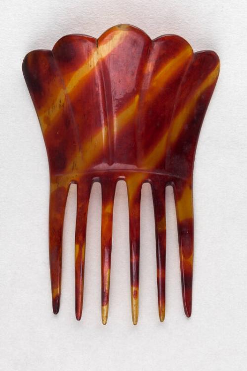 Dyed Horn Ornamental Back Comb