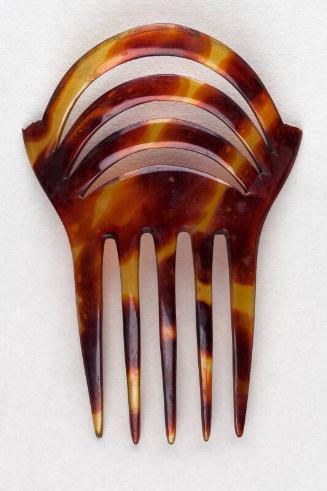 Dyed Horn Ornamental Back Comb