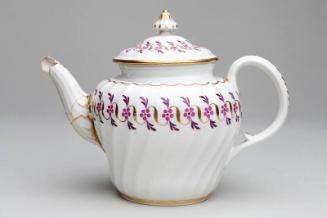 Spiral Fluted Teapot And Cover