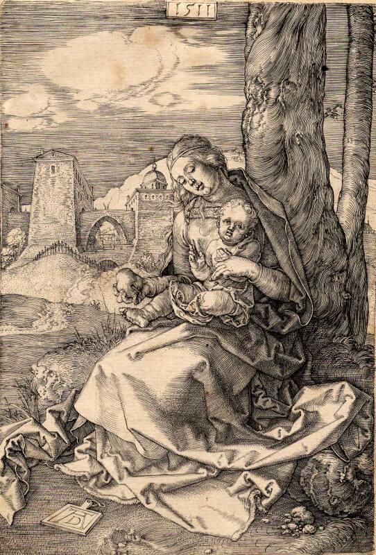 Madonna And Child, With Pear by Albrecht Durer