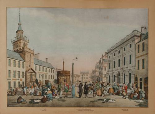 Castlegate, Aberdeen 1806,  After R Seaton