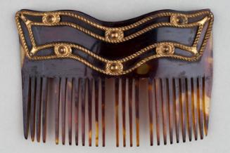 Faux Tortoiseshell Ornamental Back Comb