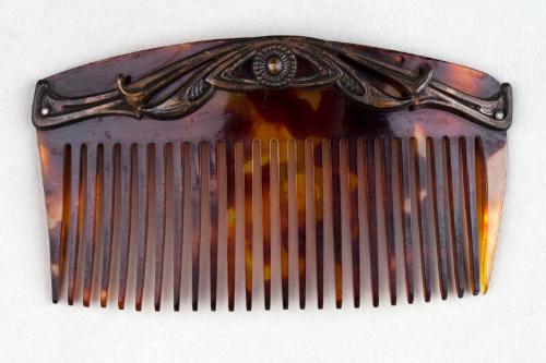 Faux Tortoiseshell Ornamental Back Comb