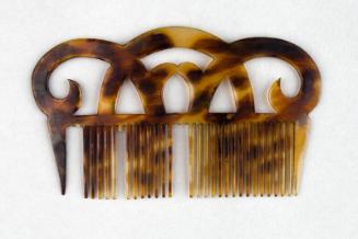 Faux Tortoiseshell Ornamental Hair Comb