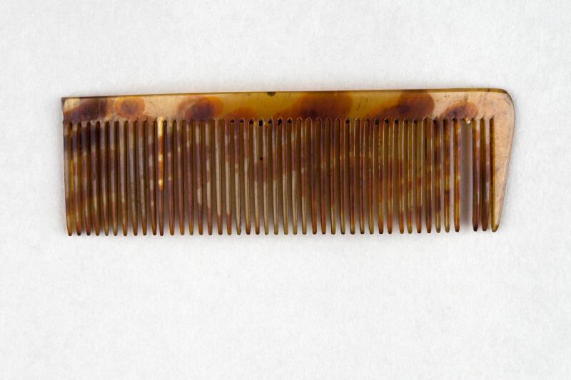 Faux Tortoiseshell Ornamental Hair Comb