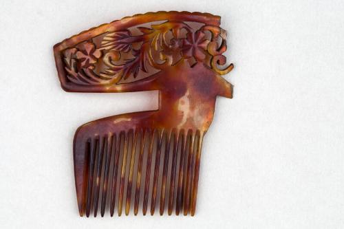 Faux Tortoiseshell Ornamental Hair Comb