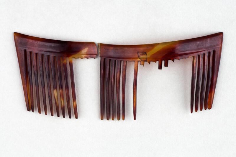 Faux Tortoiseshell Ornamental Hair Comb
