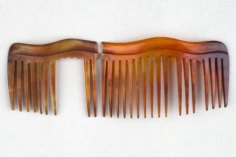 Faux Tortoiseshell Ornamental Hair Comb