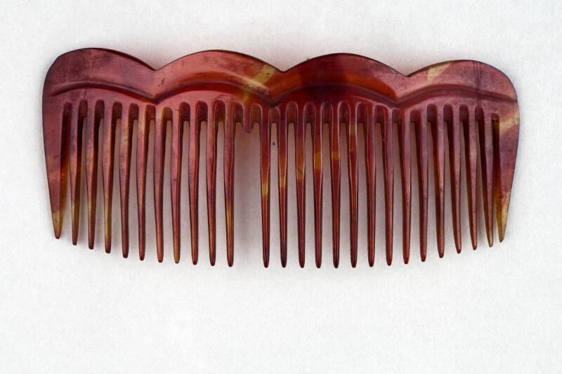 Faux Tortoiseshell Ornamental Hair Comb