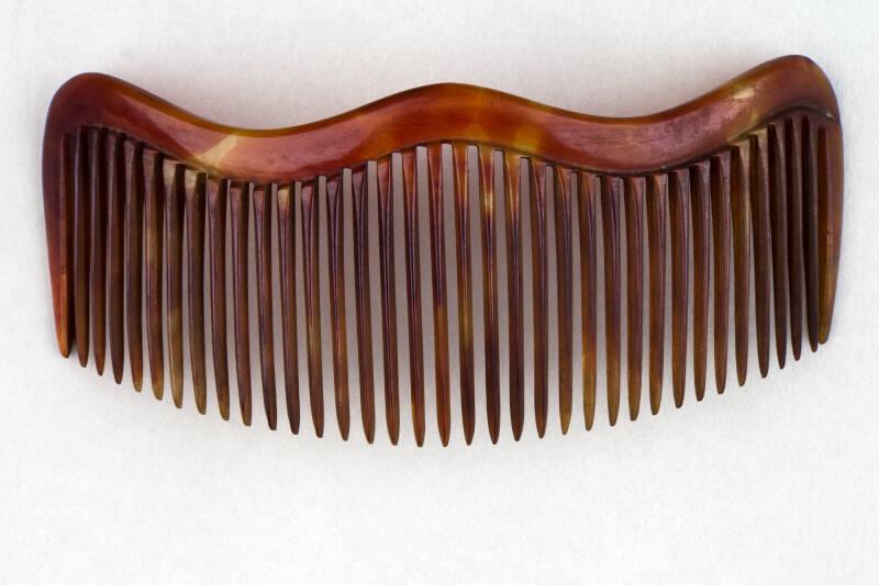 Faux Tortoiseshell Ornamental Hair Comb