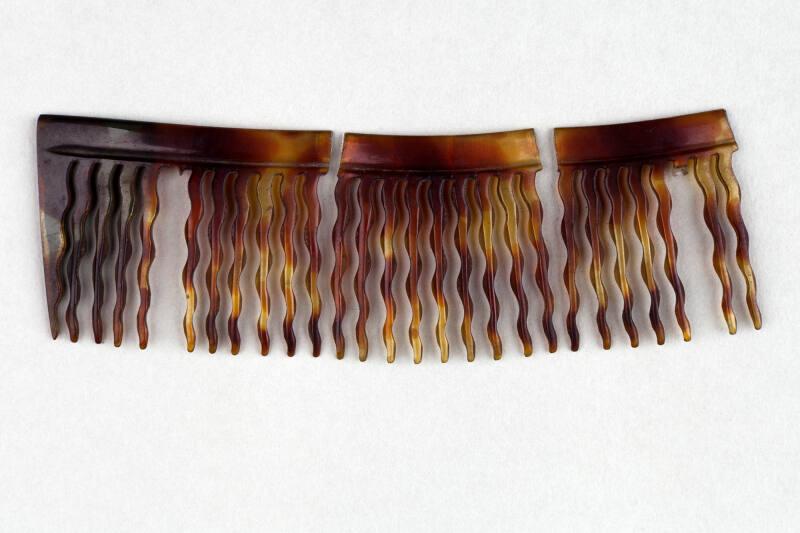 Faux Tortoiseshell Ornamental Hair Comb