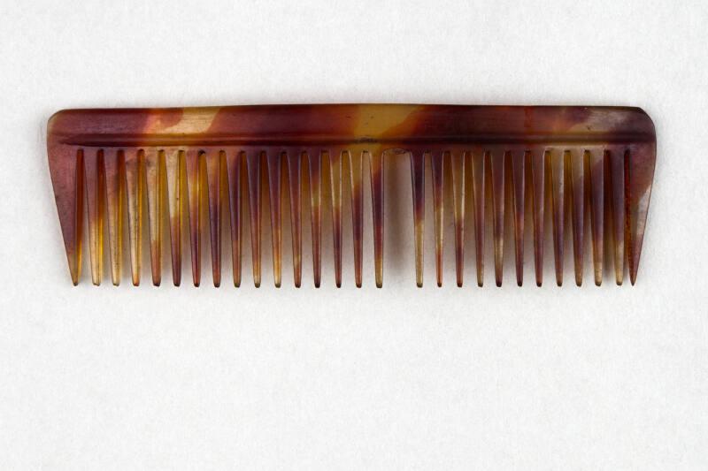 Faux Tortoiseshell Ornamental Hair Comb