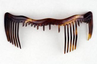 Faux Tortoiseshell Ornamental Back Comb