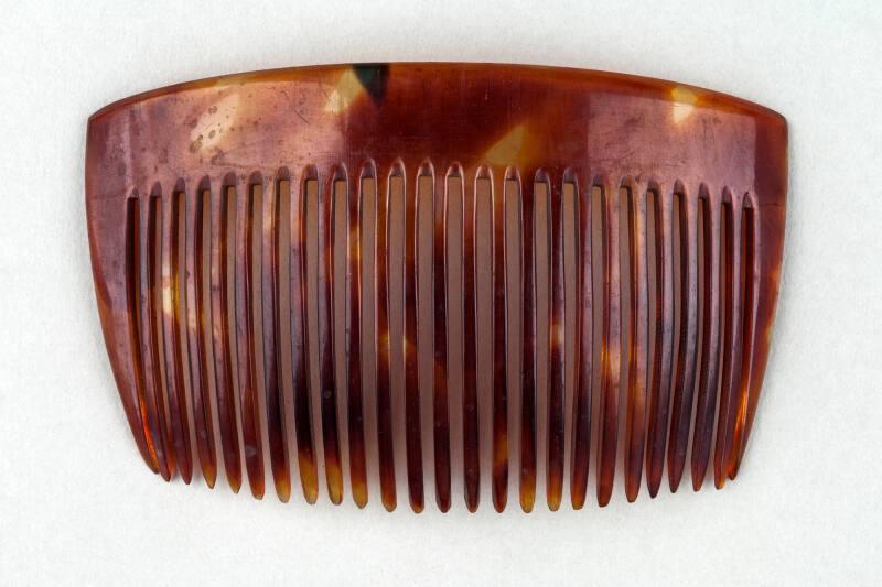 Faux Tortoiseshell Ornamental Back Comb
