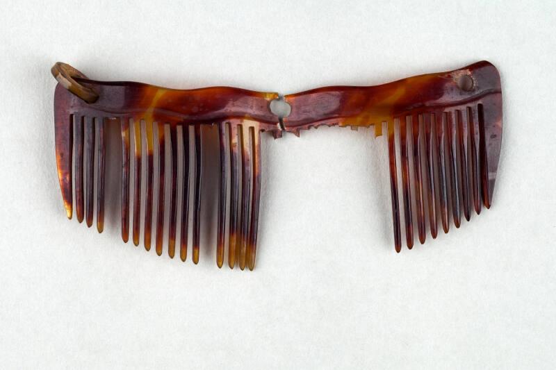 Faux Tortoiseshell Ornamental Back Comb